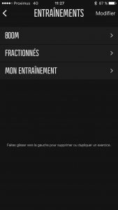 Programmer des fractionnés Programmer des fractionnés
