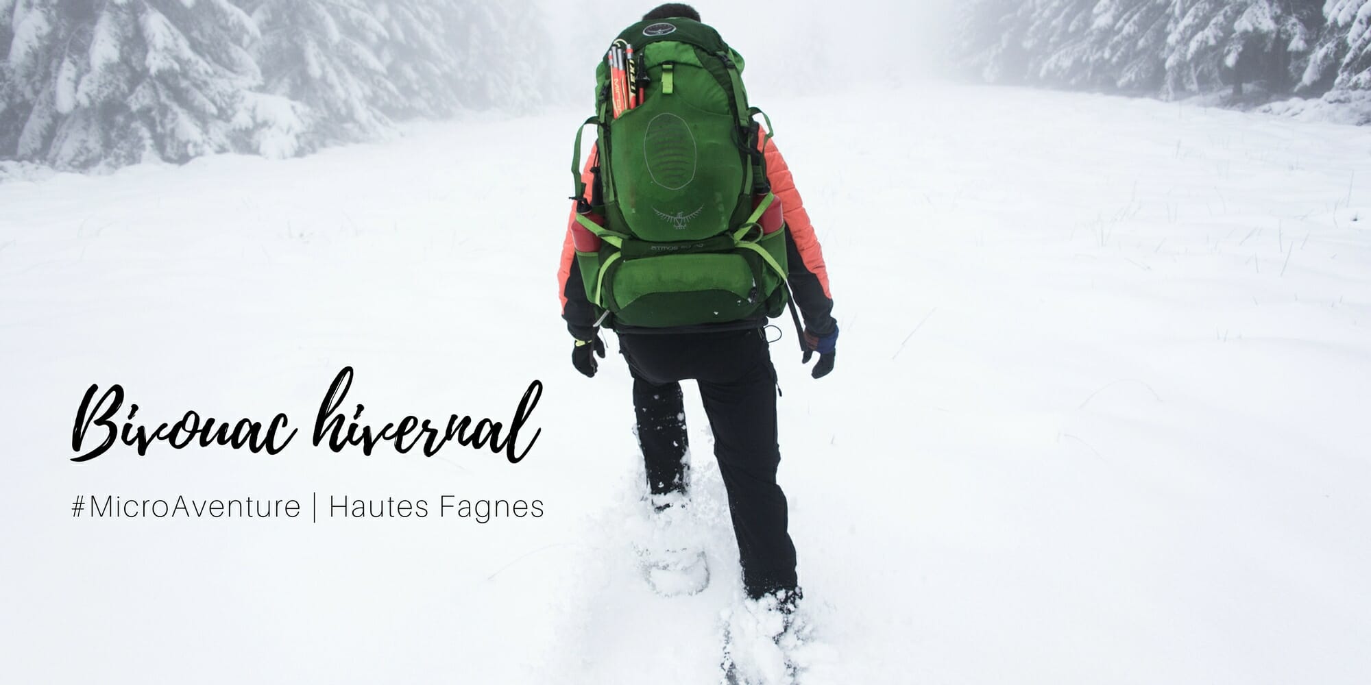 Bivouac hivernal dans les Hautes Fagnes