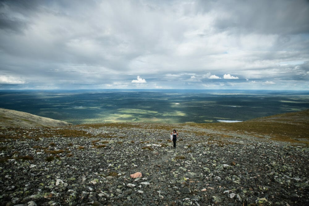 Randonnée au coeur de Pallastuntunri en Laponie finlandaise, Itinéraire de 7 jours en Laponie, parcs nationaux finlandais