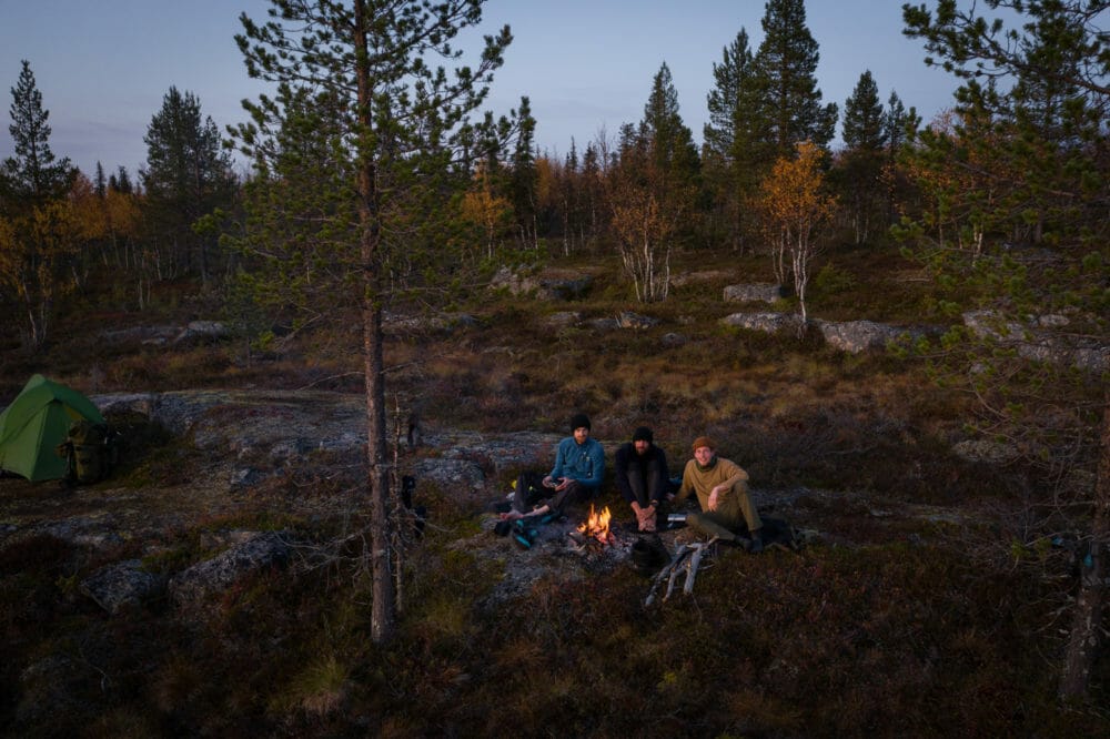 Bivouac en Laponie finlandaise