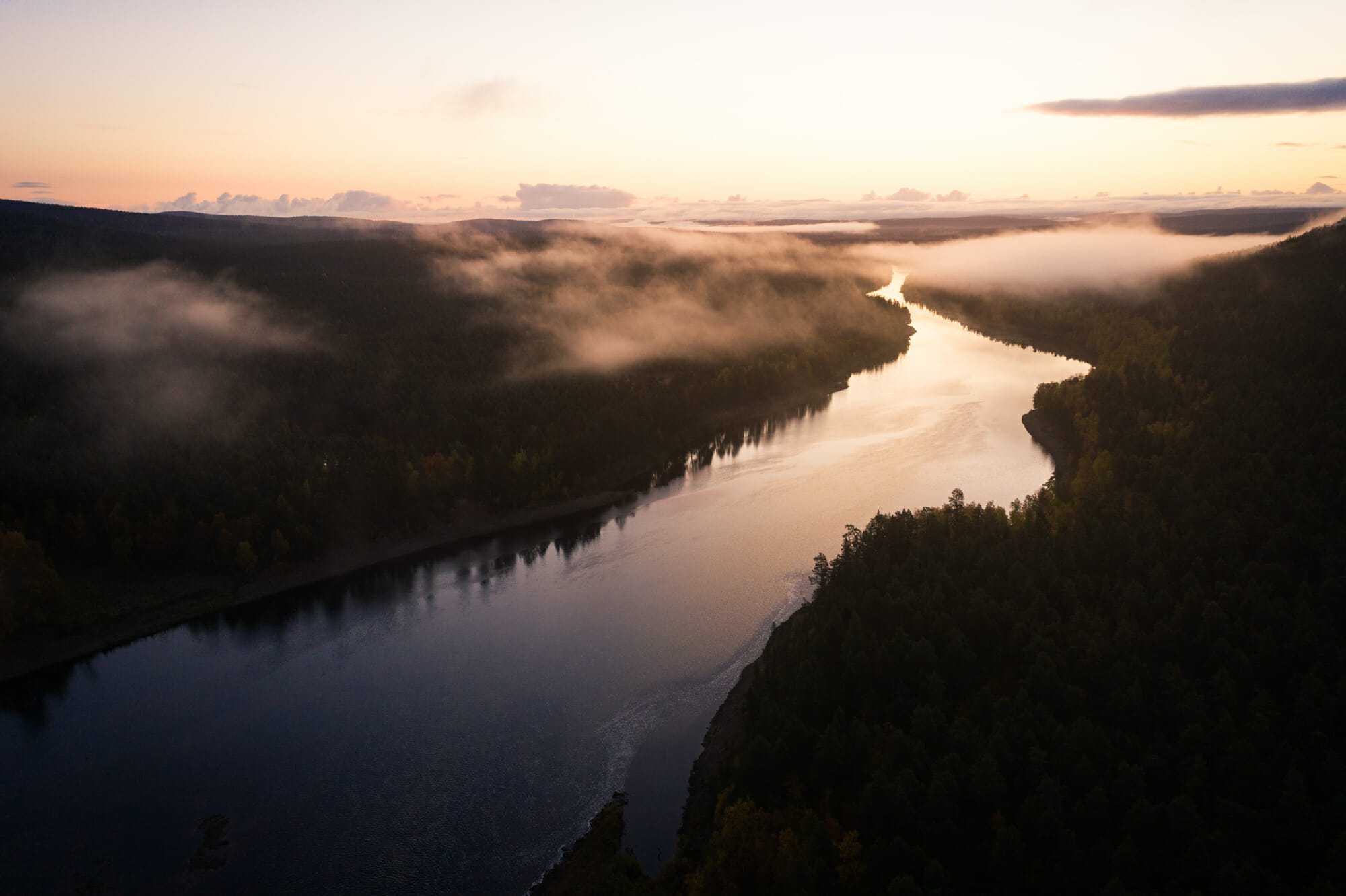 Aube sur l'Ivalojoki
