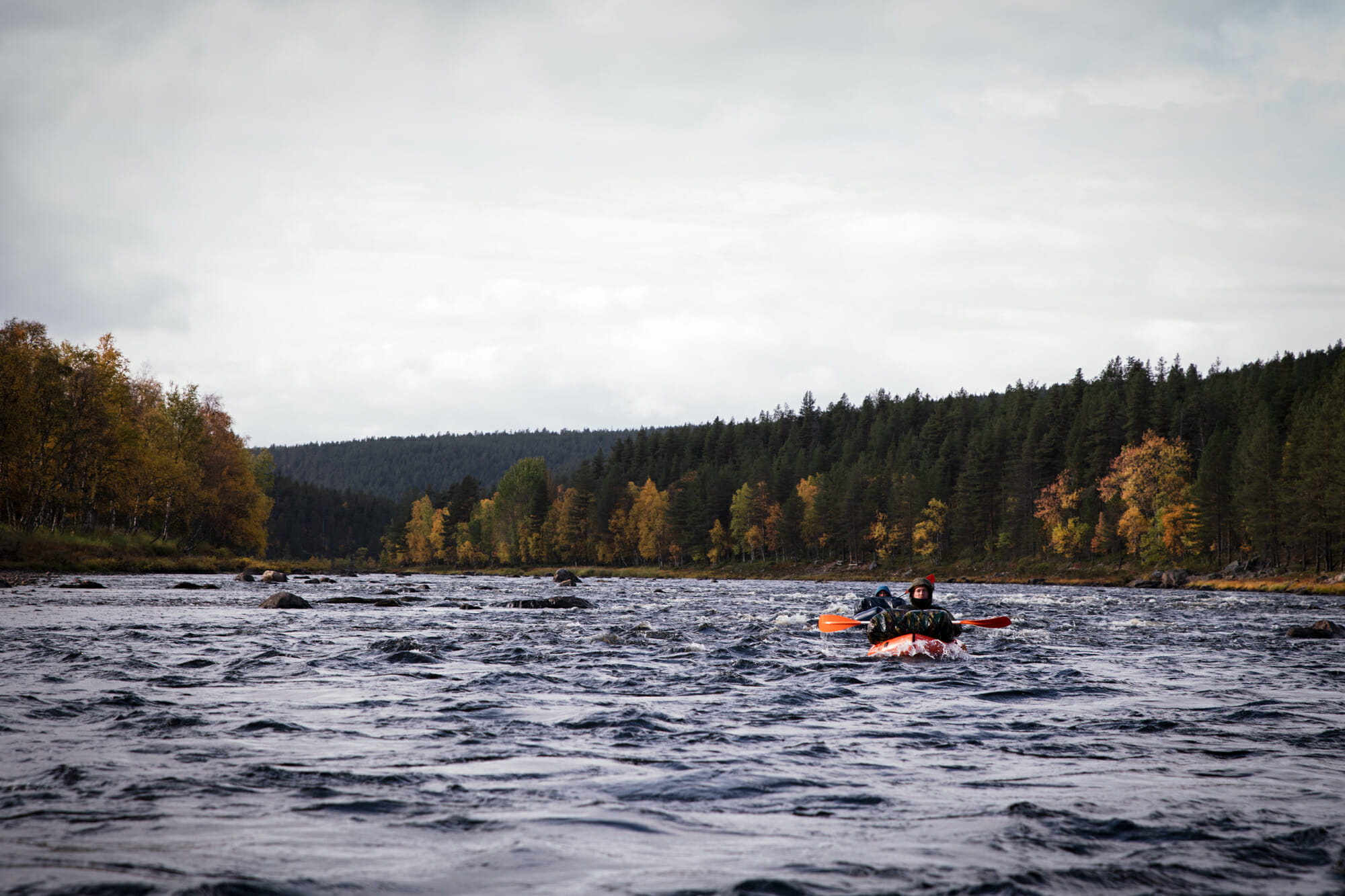 Ivalojoki en Packraft, Laponie finlandaise, Zone sauvage d'Hammastunturi