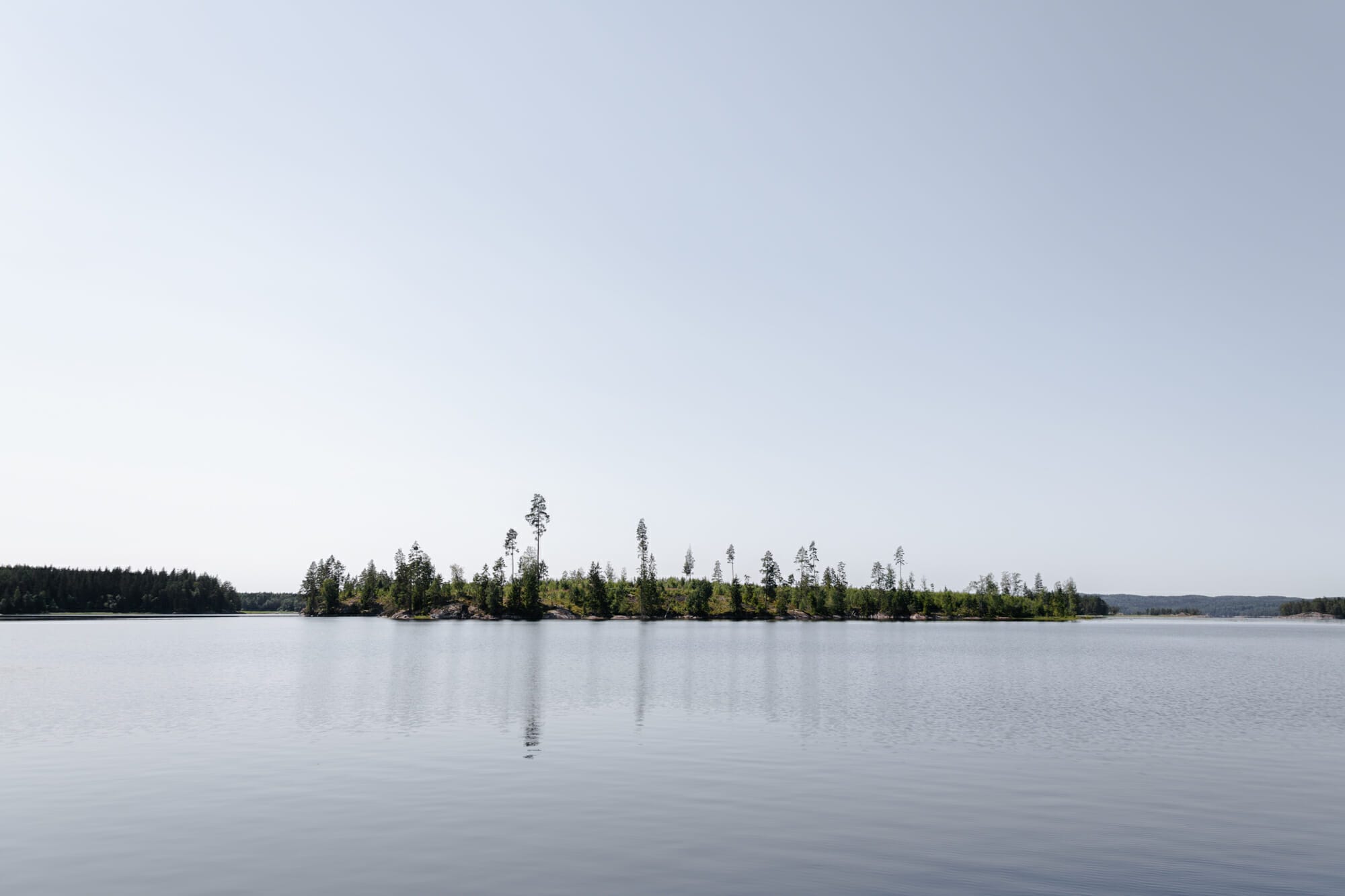 Etendue du lac dans le Värmland
