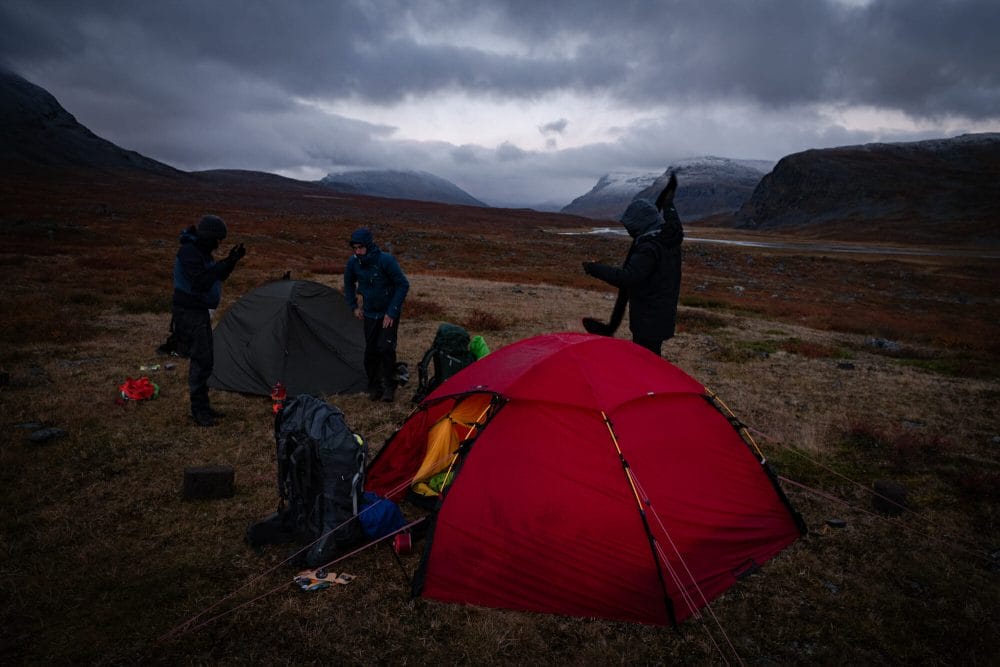 Bivouac sur le Kungsleden