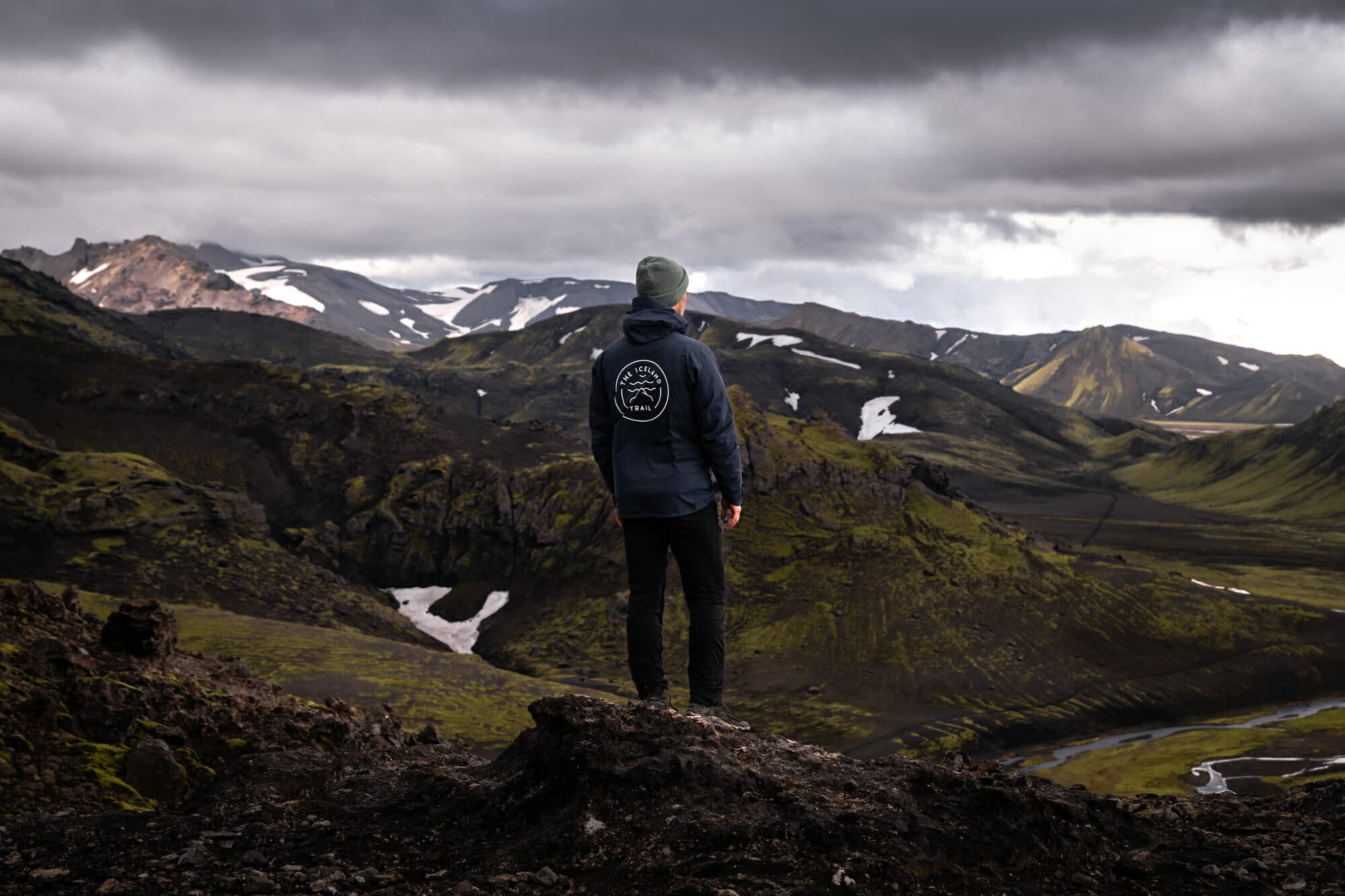 Rando autour Hvangill durant l'Iceland Trail