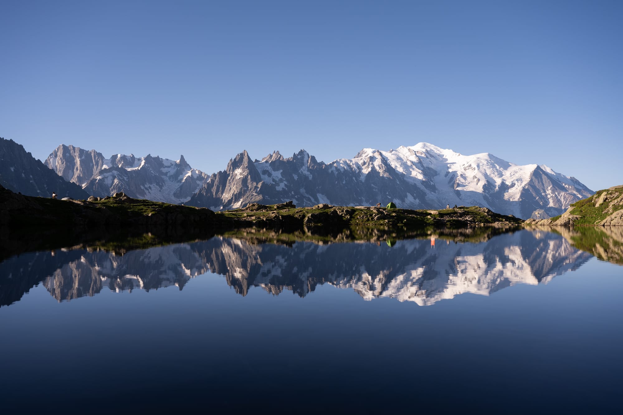 Lac des Chéserys au petit matin
