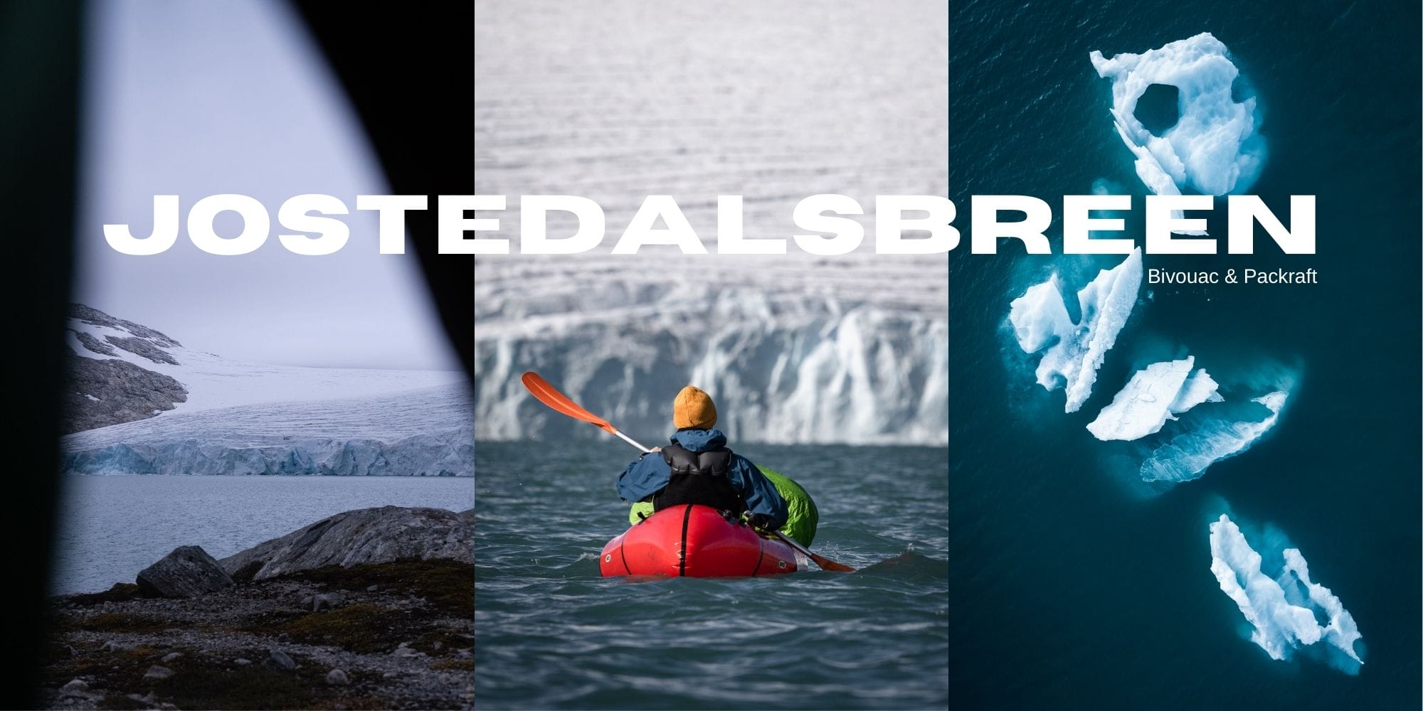 Packraft jusqu'au Jostedalsbreen en Norvège