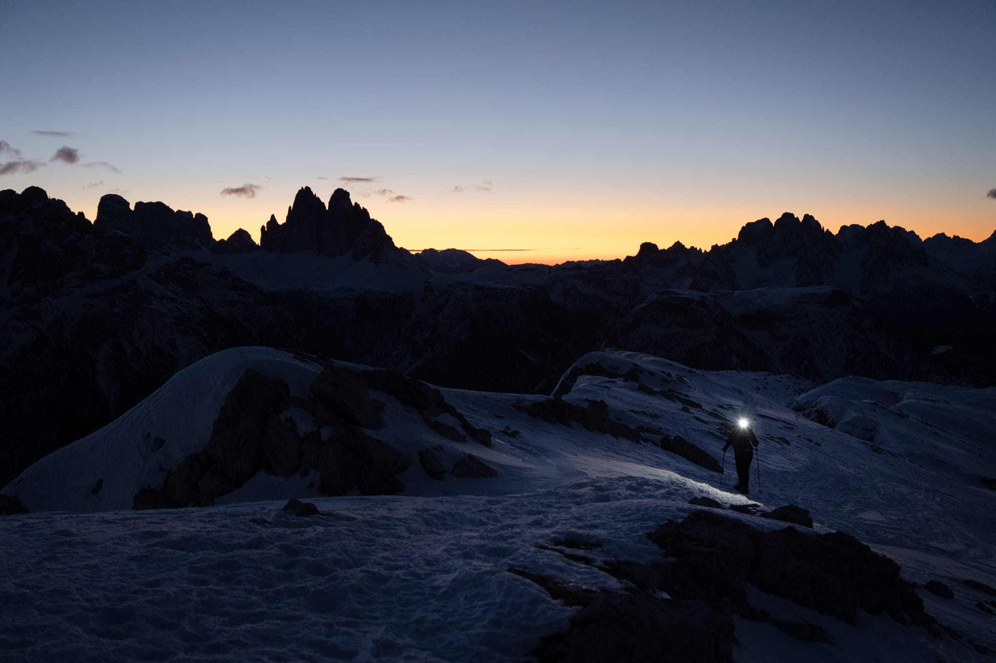 Lever de soleil sur les Tre Cime