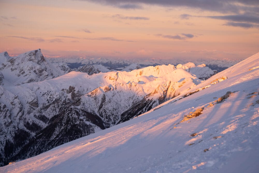 Lever de soleil sur les Tre Cime