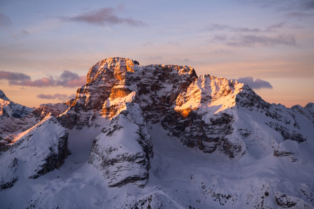 Lever de soleil sur les Tre Cime