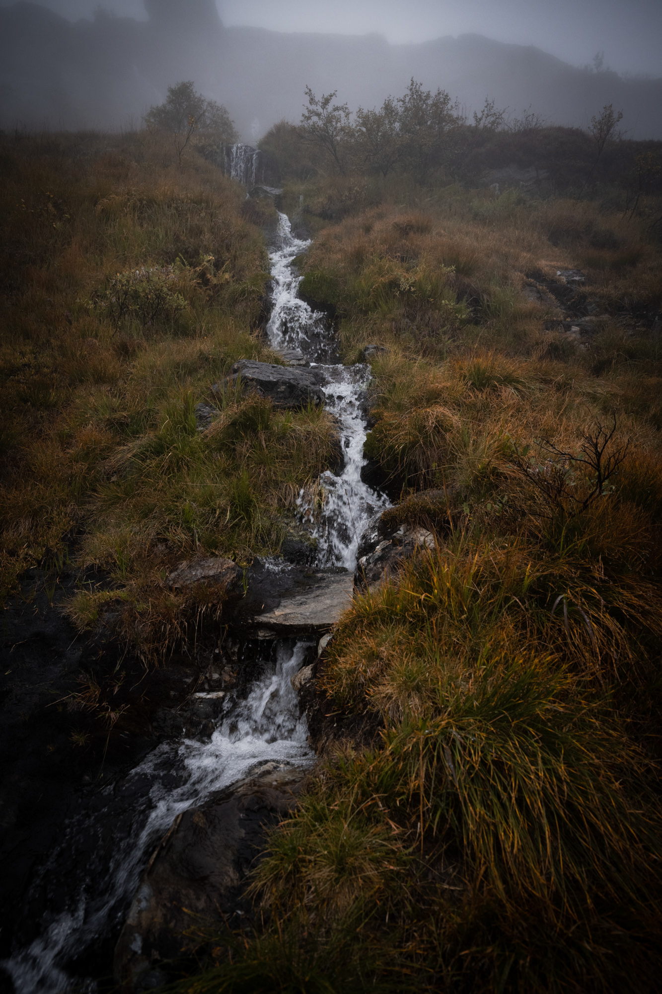 Ascension vers une cabane en Norvège