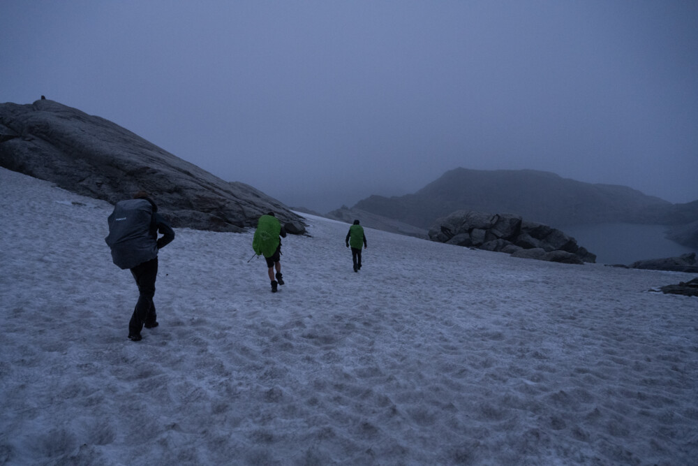 Ascension vers une cabane en Norvège