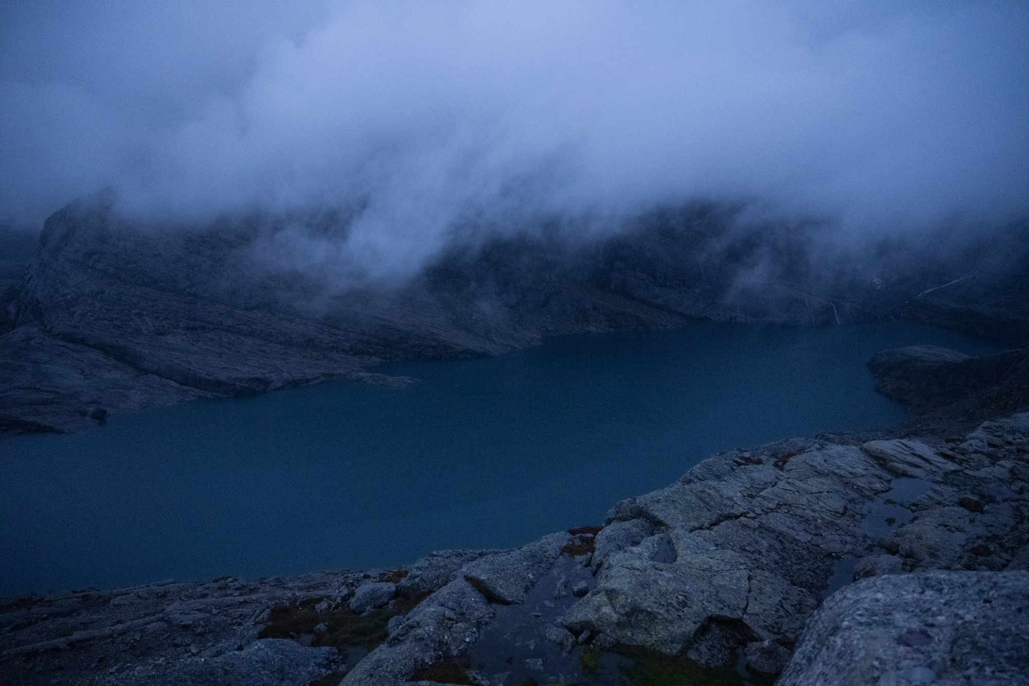 Ascension vers une cabane en Norvège