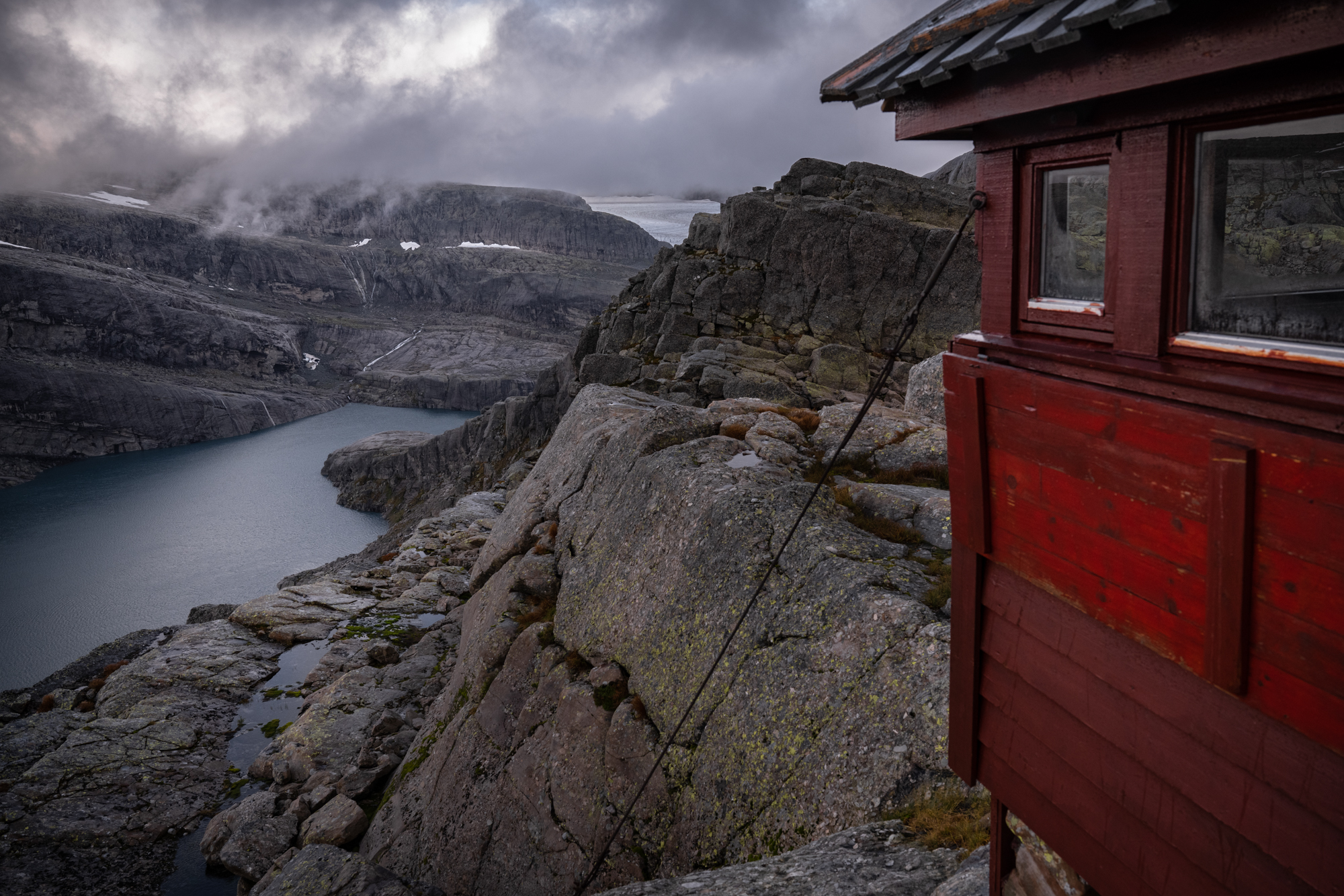 Cabane Gjegnabu en Norvège au coeur d'Ålfotbreen