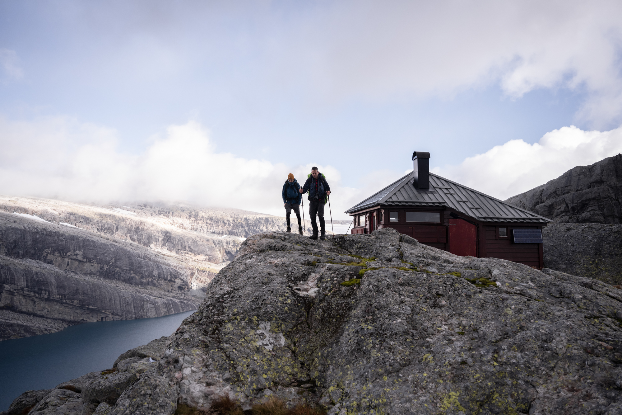 Cabane Gjegnabu en Norvège au coeur d'Ålfotbreen