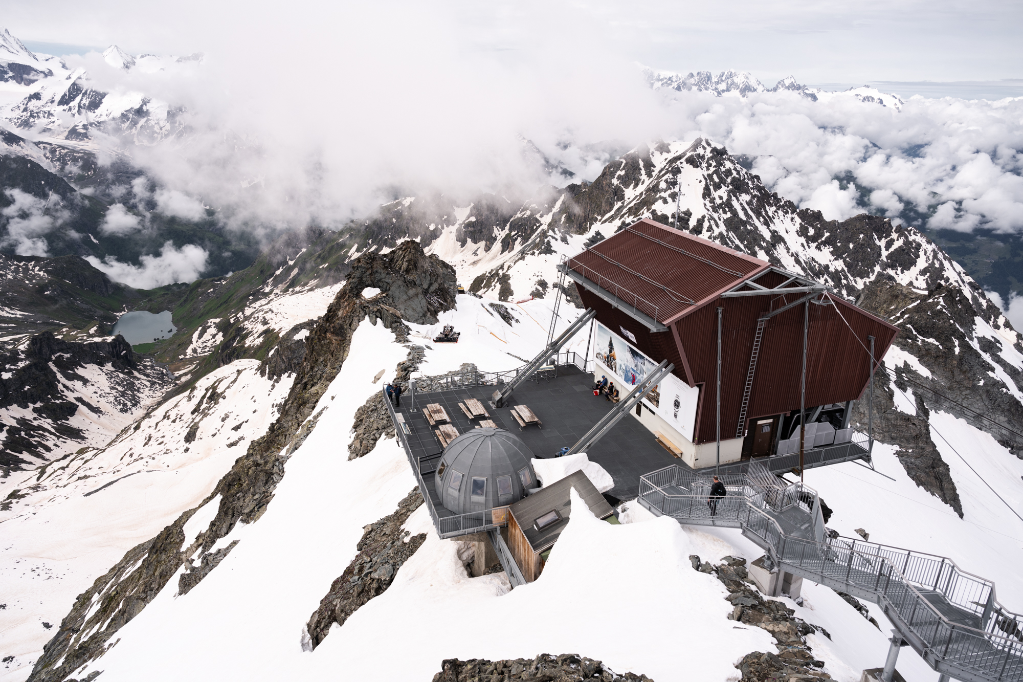 Mont Fort au dessus de Verbier