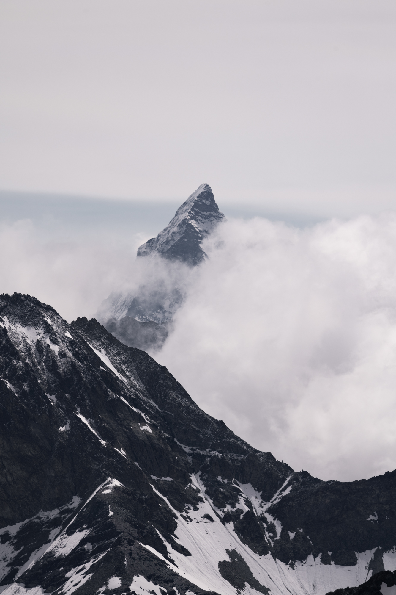 Le Cervin depuis Mont Fort au dessus de Verbier