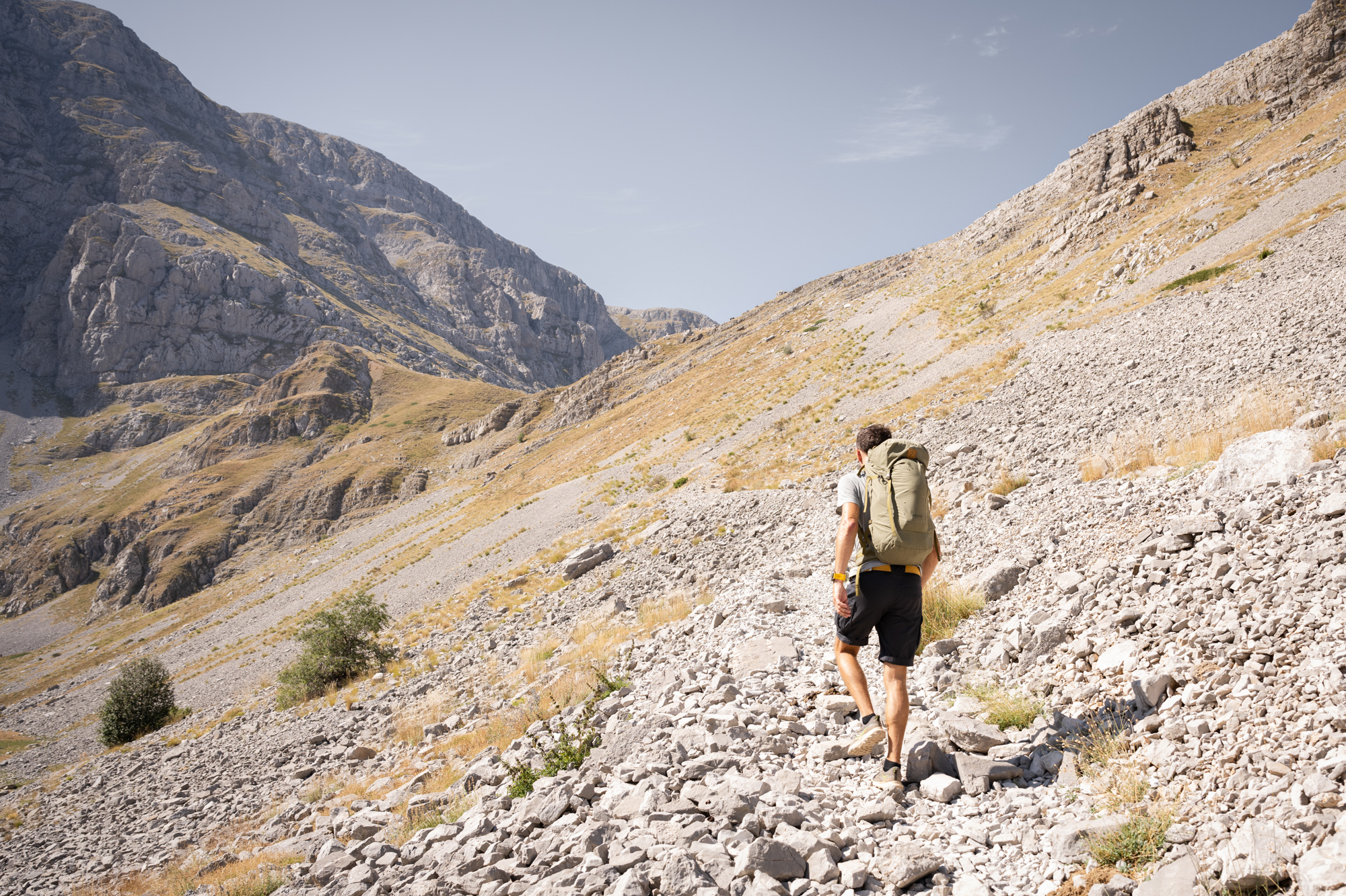 Retour au Refuge Smolikas