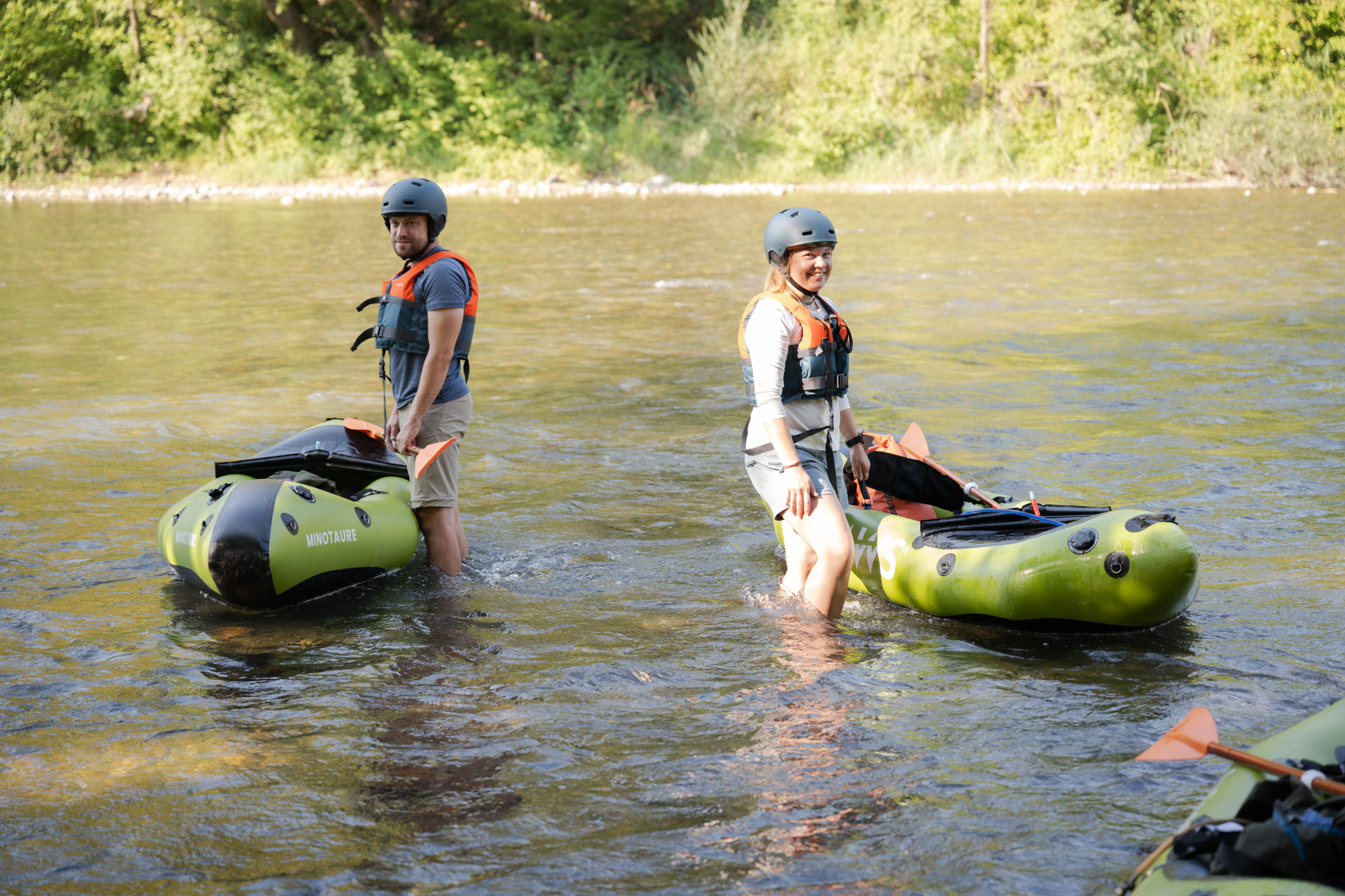 Premier jour sur la Vjosa lors du Packraft Trail Balkan